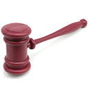 Judge Gavel Costume Accessory - Justice Costume Accessories Props for Courtroom - 1 Piece