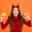 Devil Costume Accessory Set - Demon Costume Accessories Kit Includes Horns, Bowtie and Tail