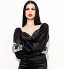 Metallic Silver Costume Gloves - Shiny Silver Princess Evening Stretch Dress Tea Glove Set for Men, Women and Kids