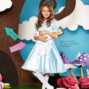 Bow Accent Thigh Highs - White Over the Knee High Stockings with Red Satin Ribbon Bow Accent for Women and Girls