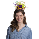 Purple Top Hat Headband - Mardi Gras Mini Hat Dress Up Hair Costume Accessories Head Band for Women and Children